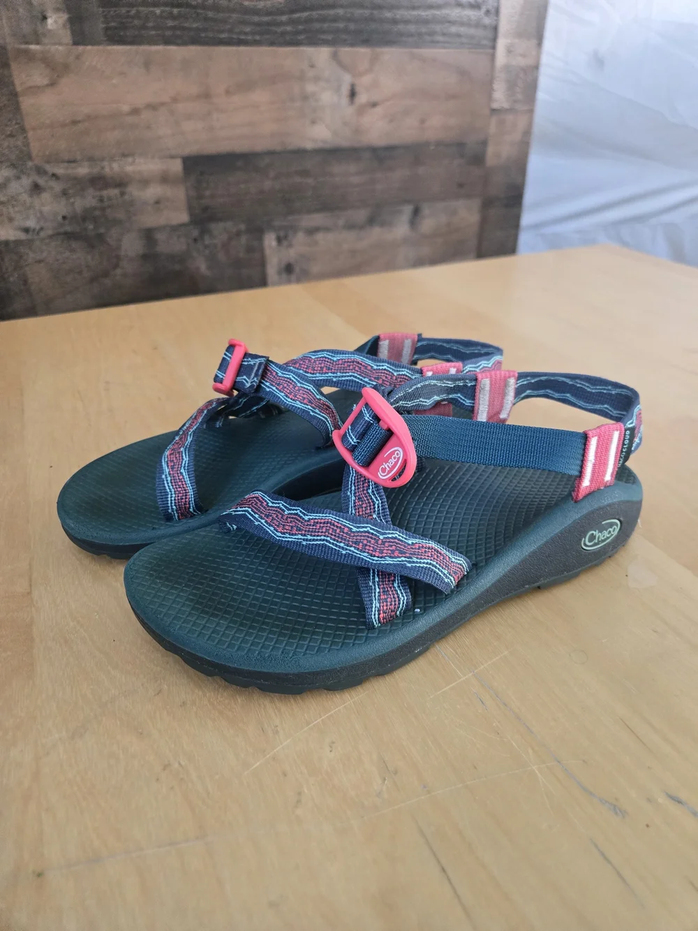Chaco Z Cloud Sandals Women’s US 7 Athletic Outdoor Hiking Shoes Tri Opal Green